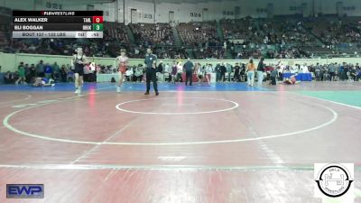 133 lbs Consi Of 32 #1 - Alex Walker, Tahlequah Wrestling Club vs Eli Boggan, Broken Arrow