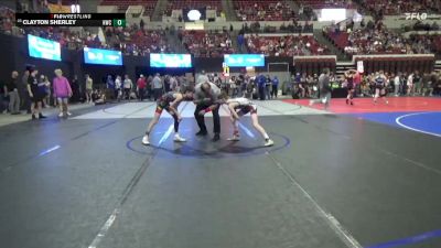 78 lbs Champ. Round 2 - Walker Kirkland, Glasgow Wrestling Club vs Clayton Sherley, Helena Wrestling Club