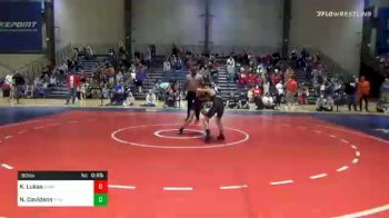 80 lbs Quarterfinal - Kellan Lukas, Unattached vs Nolan Davidson, Troup Youth Wrestling