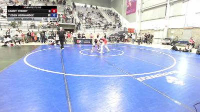 U20 Women - 57 lbs Cons. Round 4 - Caddy Tverdy, ID vs Eden Hernandez, NC