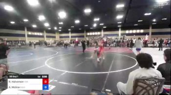 136 lbs Rr Rnd 1 - Raeanna Halvorson, Swamp Monsters WC vs Aubrie Molina, Rogue Nation