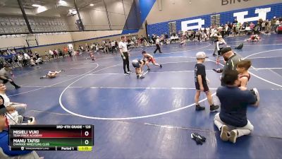 125 lbs Semifinal - Misieli Vuki, Team Pride Academy vs Manu Tafisi, Charger Wrestling Club