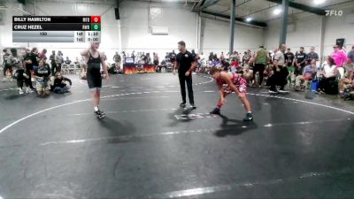 150 lbs Placement (4 Team) - Billy Hamilton, MF Dynasty vs Cruz Hezel, RWA Black