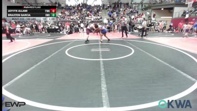 160 lbs Quarterfinal - Jayvyn Allami, Team Tulsa Wrestling Club vs Braxton Garcia, Eufaula Ironheads Wrestling Club