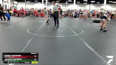 76 lbs Round 4 (8 Team) - Tommy Bansemer, Iron Horse vs Jackson Mahoney, New England Gold