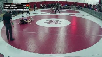 120 lbs 3rd Place Match - Yatziry Tzompa, Durango vs Emma Britschgi, Holtville