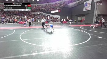 85 lbs Champ. Round 2 - Axl Kind, Crass Trained vs Colton Steingraber, Hudson