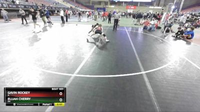 106 lbs Cons. Round 3 - Elijah Cherry, OK vs Gavin Rockey, IL