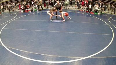 64 lbs Quarters - TOBIAS PAXTON, Cimarron Bad Boy Wrestling Club vs Jagger Cowan, JWC