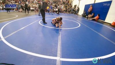 67 lbs Quarterfinal - Theo Burleson, Wyandotte Youth Wrestling vs Jett Duran, Jay Wrestling Club