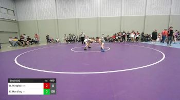 80 lbs Rr Rnd 2 - Randen Wright, RAW Renegades 12U vs Kaden Harding, Aggression Legionaries 2