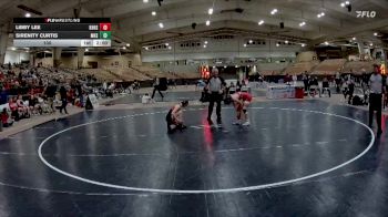 100 lbs 2nd Wrestleback (8 Team) - Sirenity Curtis, Maryville High School vs Libby Lee, Knoxville Halls High School