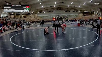 100 lbs 2nd Wrestleback (8 Team) - Sirenity Curtis, Maryville High School vs Libby Lee, Knoxville Halls High School