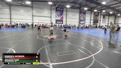 76 lbs Rd# 5- 3:45pm Friday Final Pool - Brennan Hart, Team Michigan vs Murdoch Jacobson, SELECT Utah