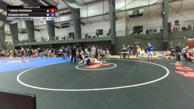 Junior Boys GR - 144 lbs Champ. Round 3 - Owen Peterson, AK vs Thomas Wippel, OR