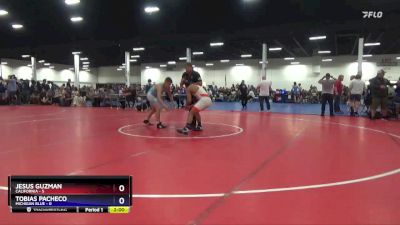 149 lbs Placement Matches (8 Team) - Jesus Guzman, California vs Tobias Pacheco, Michigan Blue