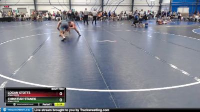 Elite 157 lbs Cons. Round 2 - Logan Stotts, Iowa State vs Christian Stanek, Iowa State