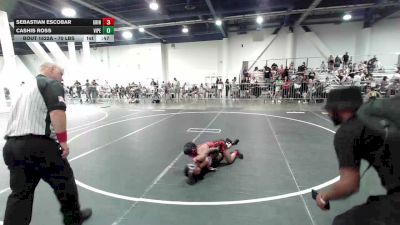 70 lbs Consi Of 4 - Sebastian Escobar, Grindhouse WC vs Cashis Ross, Viper Wrestling