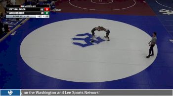 125 lbs 1st Place Match - Izzy Balsiger, Wisconsin Eu Claire vs Ian Morales, Marymount University