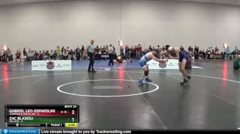 133 lbs Semis & 3rd Wb (16 Team) - Zac Blasioli, Millikin vs Gabriel Leo-Esparolini, Johnson & Wales (RI)