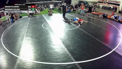 84 lbs Champ. Round 5 - Mason Fillmore, Utah vs Brendon Collins, Idaho