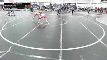 123 lbs Consi Of 4 - Teagan Wilson, Red Dot Wrestling Club vs Cynthia Pearson, Backcat Morenci