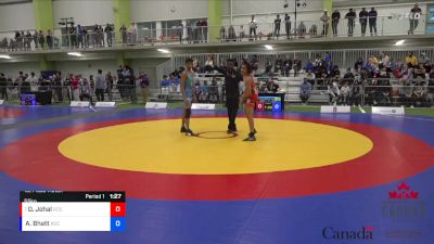 55kg 1st Place Match - Diyaal Johal, The ROC vs Aroosh Bhatt, The ROC