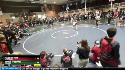 98 lbs Champ. Round 1 - Bodee Williams, Meridian vs Maddox Taft, Mt. Spokane