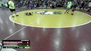 43 lbs Quarterfinal - Jiovani Rodriguez, Victory Wrestling-Central WA vs Nathan Gonzalez-Ortega, Sunnyside Ironman Wrestling