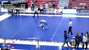 133 lbs Quarterfinal - Vincent Ziccardi, Washington & Lee vs Talon Whicker, Southern Virginia