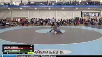 141 lbs Champ. Round 2 - Tyson McDuffy, York College (Pennsylvania) vs Josiah Gehr, Messiah University