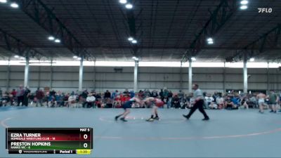 106 lbs Round 1 (4 Team) - Ezra Turner, Homedale Wrestling Club vs Preston Hopkins, Hawks WC