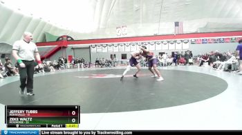 184 lbs Round 1 (8 Team) - Zeke Waltz, McKendree vs Jeffery Tubbs, Montevallo