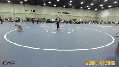 60 lbs Rr Rnd 5 - Michele Thompson, Team Washington K-6 vs Emersyn Edge, Sisters On The Mat OK Teal