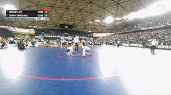 Boys 4A 132 lbs Champ. Round 1 - Wesley Alt, Bethel vs Bodhi Smiedala, Olympia