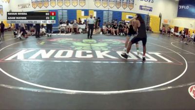 150 lbs Round 6 (8 Team) - Navani Rivera, Ocoee WC vs Adam Waters, Stampeders