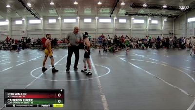 84 lbs Finals (2 Team) - Rob Waller, All American vs Cameron Euker, Contenders WA Blue