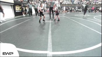 60 lbs Quarterfinal - Gabriel Edgerton, McAlester Youth Wrestling vs Jackson Smith, Standfast OKC