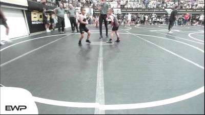 60 lbs Quarterfinal - Gabriel Edgerton, McAlester Youth Wrestling vs Jackson Smith, Standfast OKC