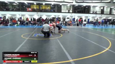 285 lbs Round 2 - Cooper McKean, Otterbein University vs Dominic Overway, Alma