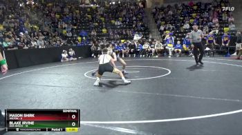 120 lbs Semis - Mason Shirk, Wilton vs Blake Irvine, Don Bosco