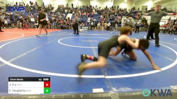 90 lbs Consolation - Jaxon Fry, Checotah Matcats vs Elijah Daugherty, Broken Arrow Wrestling Club