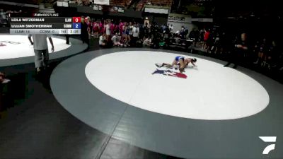 110 lbs Leila Witzerman, LAWA - Los Angles Wrestling Association vs Lillian Smotherman, CMWA - Coastal Mountain Wrestling Association