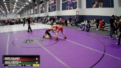 126 lbs Semifinal - Aidan Jaramillo, Corespeed Wrestling vs Avery Kulhawy, Empire Elite Wrestling