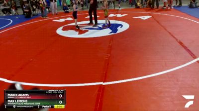 53 lbs Cons. Round 1 - Makhi Adams, Windy City Wrestlers vs Max Lemons, Natrona Colts Wrestling Club