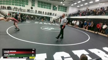 113 lbs Semifinal - Caleb Brown, Big Piney vs Kade Garcia, Worland