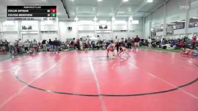 S-90 lbs Consi Of 16 #2 - Collin Artman, WV vs Colton Merithew, NY