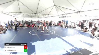 190 lbs Semifinal - Andrew Chavez, Pounders WC vs Mateo Jimenez, Snake Pit