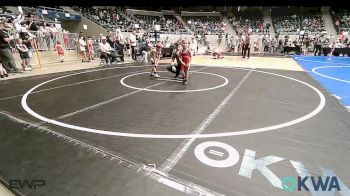49 lbs Round Of 16 - Kade Luker, Fort Gibson Youth Wrestling vs Michael Cawthorne, Tiger Trained Wrestling