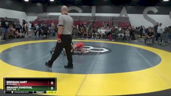65 lbs Quarterfinals (8 Team) - Graham Sandoval, Short Time vs Brennan Hart, PA Alliance